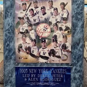New York Yankees 2005 Team Wall Art - Blue